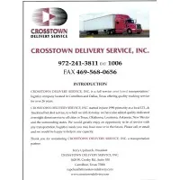 Crosstown Delivery Service, Inc. Crosstown Delivery Service, Inc.