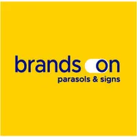 Brands On parasols & signs
