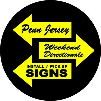Penn Jersey Weekend Directional Signs Penn Jersey Weekend Directional Signs