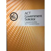 ACT Government Solicitor ACT Government Solicitor