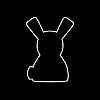 Rabbits Black
