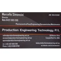 Production Engineering Technology P/L Production Engineering Technology P/L