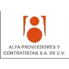 ALFA PROVEEDORES Y CONTRATISTAS, S.A. DE C.V. ALFA PROVEEDORES Y CONTRATISTAS, S.A. DE C.V.