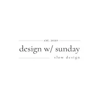 design w/ sunday design w/ sunday