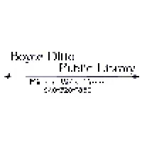 Boyce Ditto Public Library Boyce Ditto Public Library
