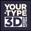 Your-Type 3D Event Letters