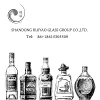 empty vodka whiskey spirit tequila beverage glass bottle factory supplier