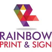 Rainbow Print & Sign