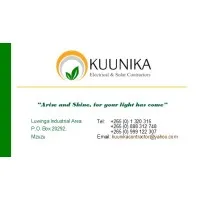 Kuunika Electrical and Solar Contractor Kuunika Electrical and Solar Contractor