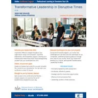 Transformative Leadership Program at SHU