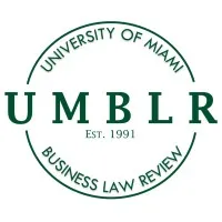 University of Miami Business Law Review