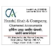 Harshil Shah & Company, Chartered Accountants Harshil Shah & Company, Chartered Accountants