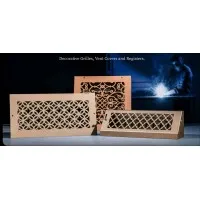 SteelCrest: Bespoke Decorative HVAC Vents with Engineered Airflow