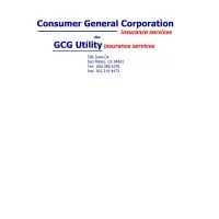 Consumer General Corporation Insurance Services