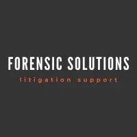 Forensic Solutions Litigation Support Forensic Solutions Litigation Support