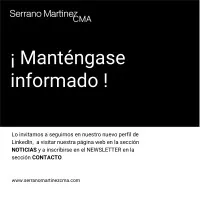 *Serrano Martínez CMA - Síganos en nuestro nuevo perfil *Serrano Martínez CMA - Síganos en nuestro nuevo perfil