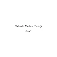 Calendo Puckett Sheedy LLP