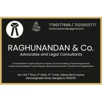 RAGHUNANDAN & CO, Advocates and Legal Consultants
