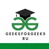 GeeksforGeeks Student Chapter - Bennett University GeeksforGeeks Student Chapter - Bennett University