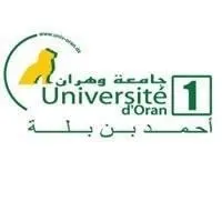 Faculté des sciences de la nature et de la vie, Université d'Oran1 Ahmed Ben Bella.