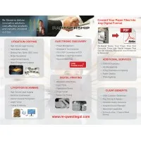 Re-Qwest Legal Technologies, Inc. >Trial Support Printing- Exhibit Binders- Scanning- Onsite Scan