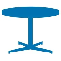 Blue Table Post