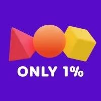 Only 1%