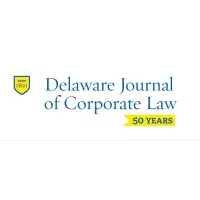 Delaware Journal of Corporate Law Delaware Journal of Corporate Law