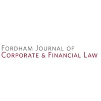 Fordham Journal of Corporate & Financial Law Fordham Journal of Corporate & Financial Law
