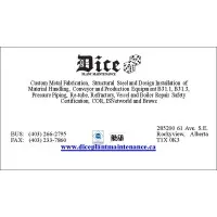 Dice Plant Maintenance Contractors Ltd